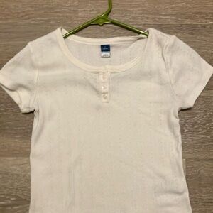 Aeropostale White Short Sleeve Top